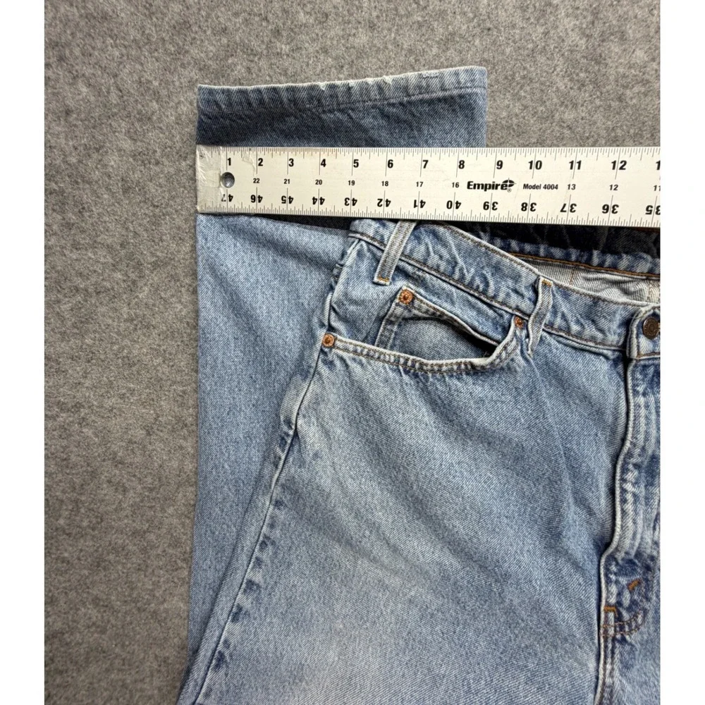 Vintage Levis 505 Orange Tab Jeans Mens 38x30 Light Wash Straight Leg 40505-0214